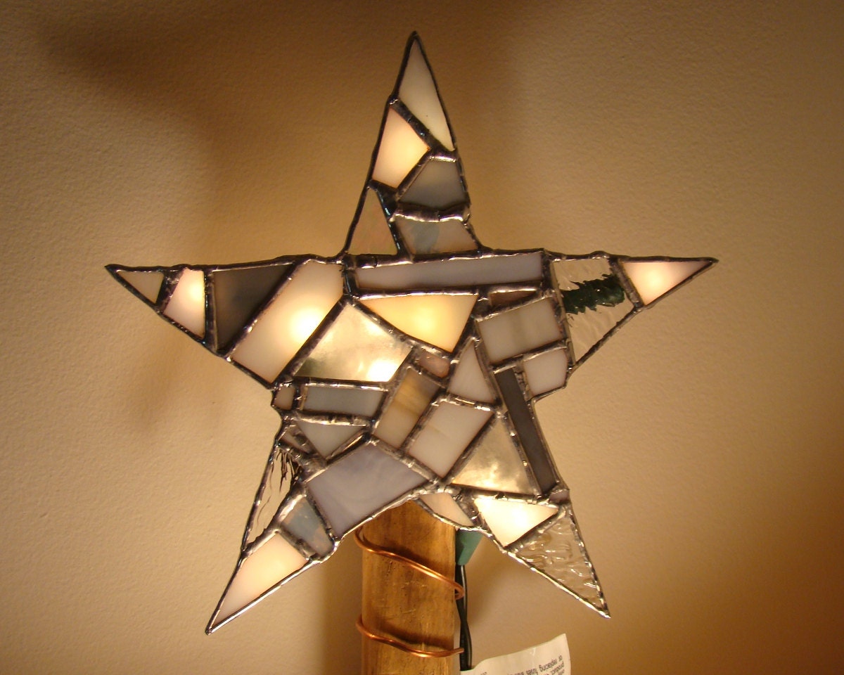 Mosaic Star of Lights - Silver- made to order