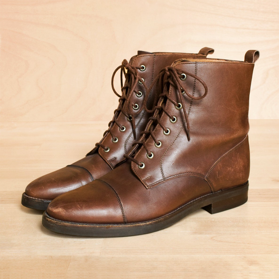 vintage ankle boots lace up
