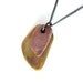 Natural stone necklace, comes with grounding spiritual energy! "Red on Orange - 011"