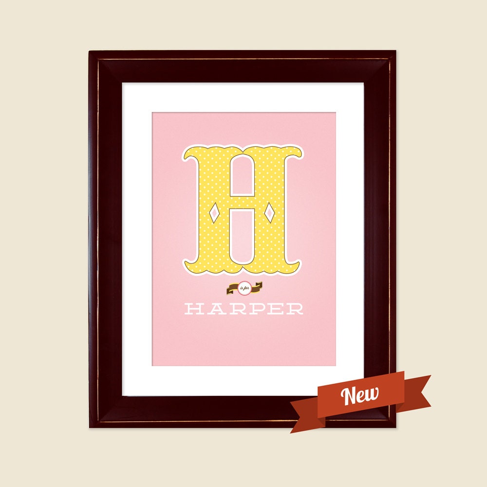 Vintage Polka Dot 8x10 Print
