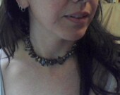 Tears of Pearls, Gorgeous Bronzed Freshwater Pearl Necklace, Sexy Steampunk Style