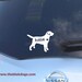 Labrador Retriever Silhouette Vinyl Sticker - personalized Car Decal
