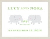 Two by Two Nursery Print
