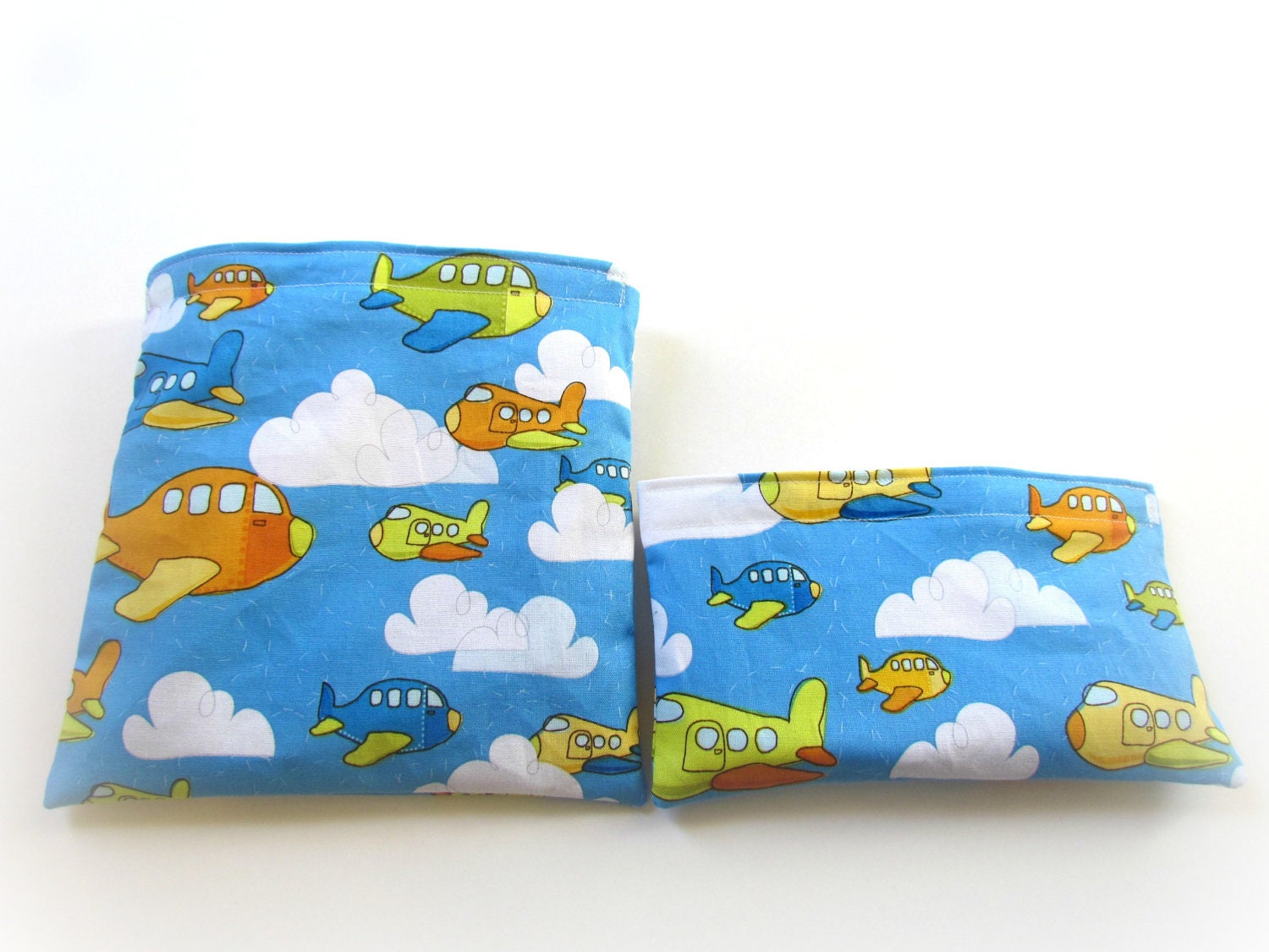 Reusable Sandwich Bag Set -- Skyway Sandwich Bag and Snack Bag