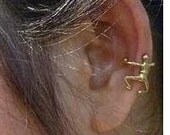 Ear Cuff Brass Little Man
