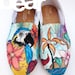 Custom TOMS- Macaw and Flowers