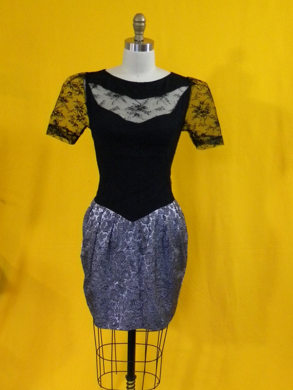 vintage 80s cocktail dress