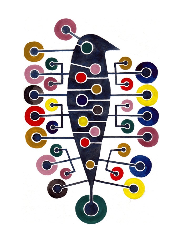 Hang it All 48 Bird Print - Gentry Birds - Limited edition art print