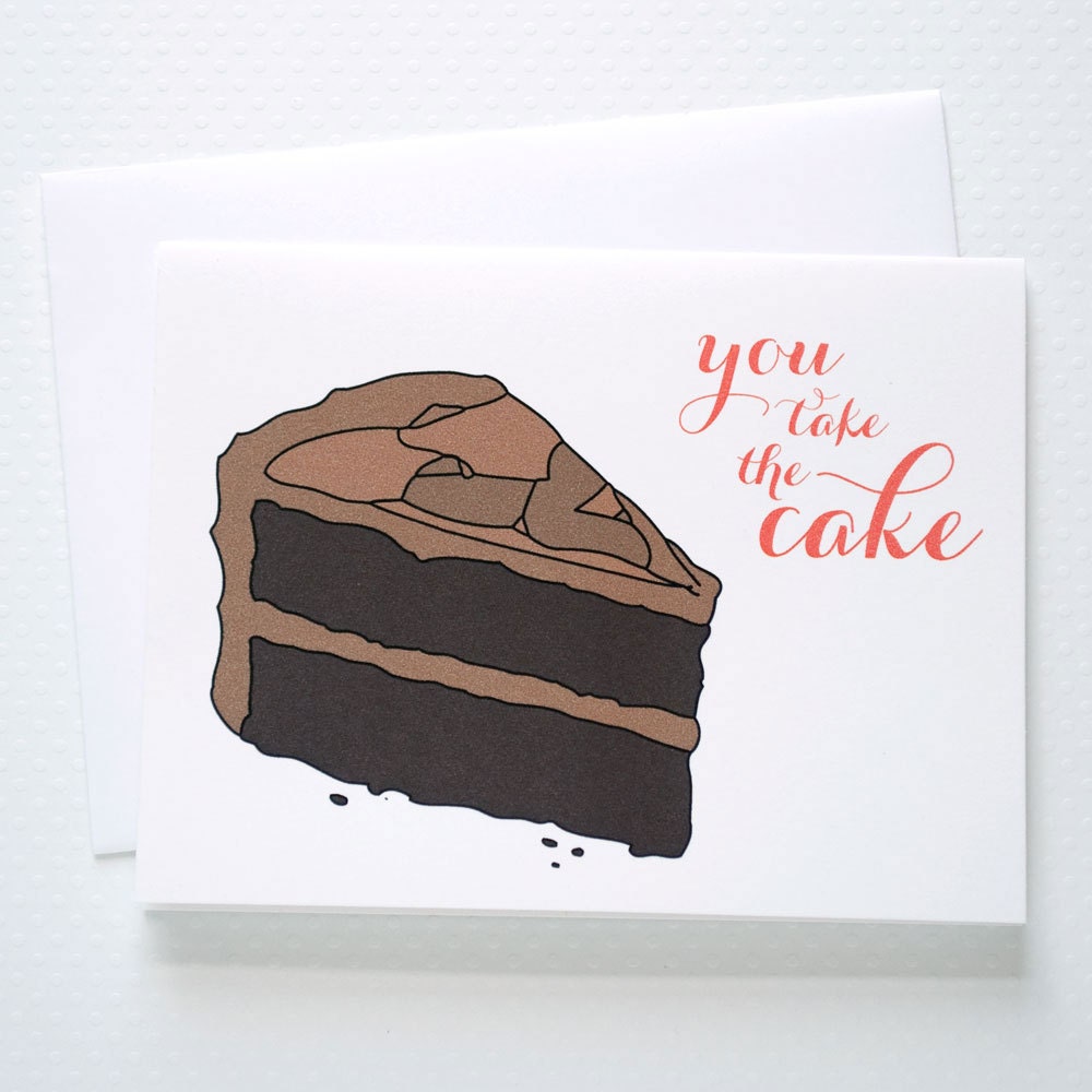 You Take the Cake Note Card