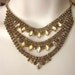 Vintage Rhinestone Bib Necklace