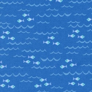 Viking Sea - Organic Cotton from Timeless Treasures - Half Yard
