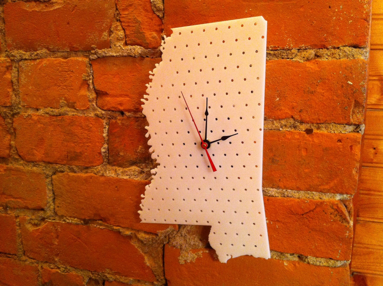 Laser Cut Mississippi Wall Clock