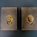 Bronze Lion Heads from a Mantle Clock