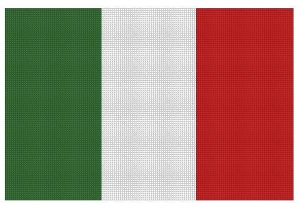 Italian Flag Cross