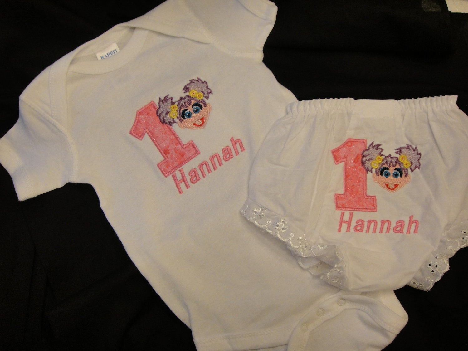 Abby Caddaby Birthday Diaper Cover and ONSIE (BIB also avaiable)