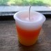 Candy corn scented, votive candle, scented candle (1)
