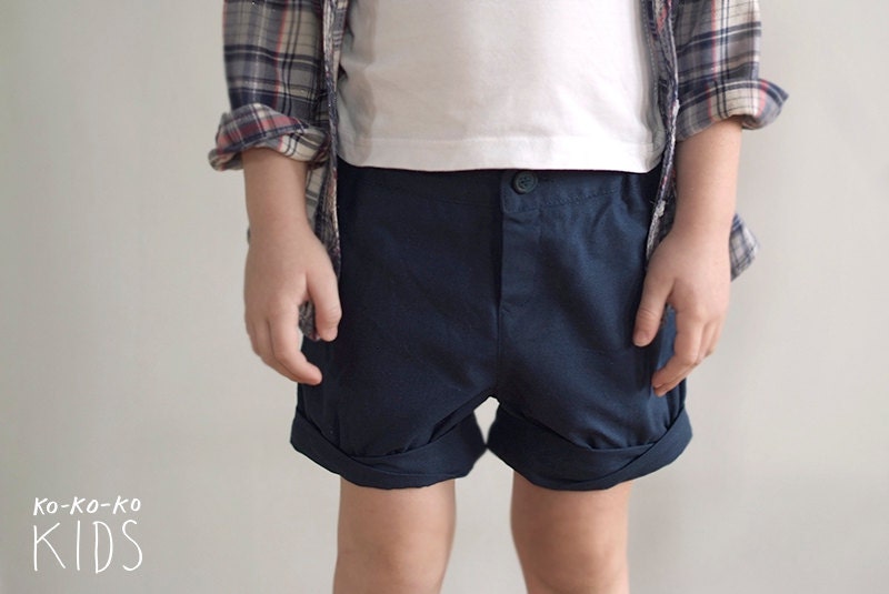 Navy Blue Shorts For Boys