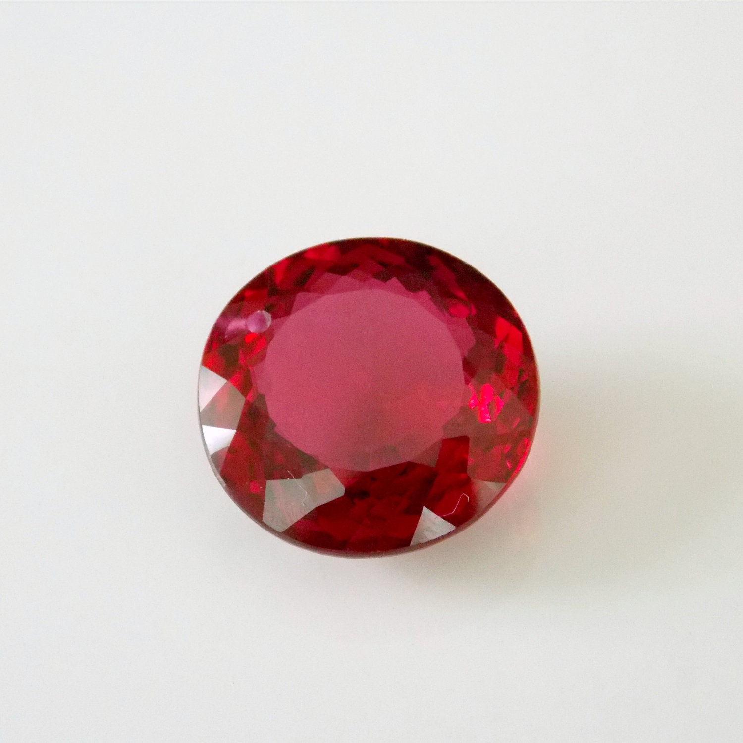 Red Topaz Pear Cut Focal Briolette- 26 carats