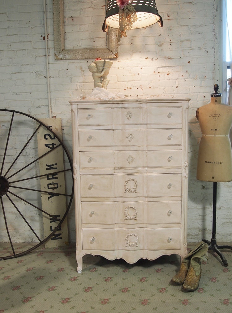 Painted Cottage Pink French Dresser CH12