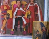 Medieval King Queen Knight Princess Jester Costume Sewing Pattern UNCUT Child Size 2-12 Simplicity 9236