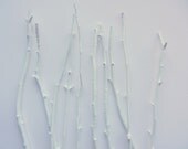 White Branches / vase filler / wooden branches / painted branches / made to order - CarriageOakCottage