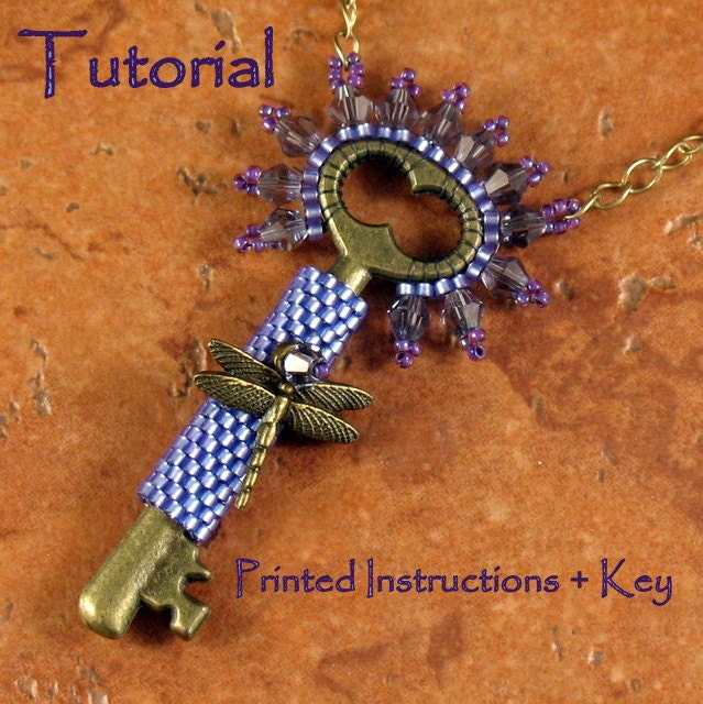 Tutorial and Key: Classy Key Necklace (Small)