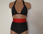 Polka dots retro swimsuit