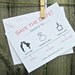 Timeline Save the Date Wedding Card