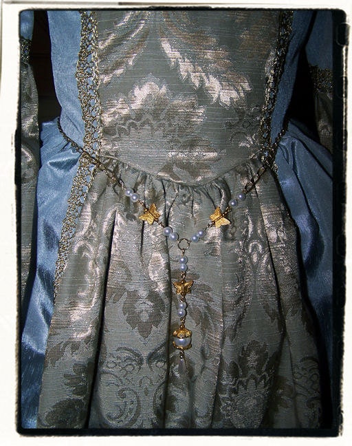 Gilded Butterflies Girdle Belt for Children's Size Renaissance costume dress