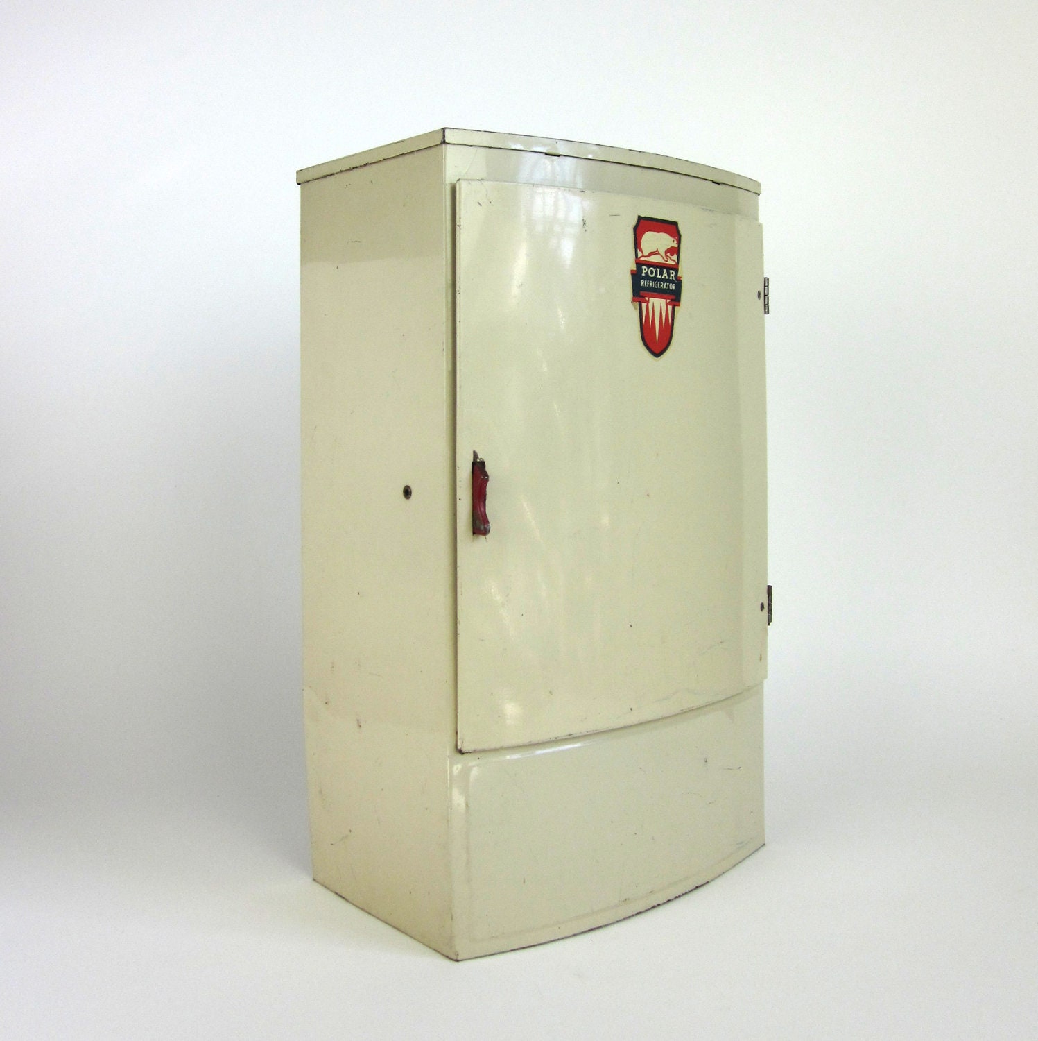 Tin Metal Polar Refrigerator 50s / Vintage Wolverine Toy - OopseeDaisies