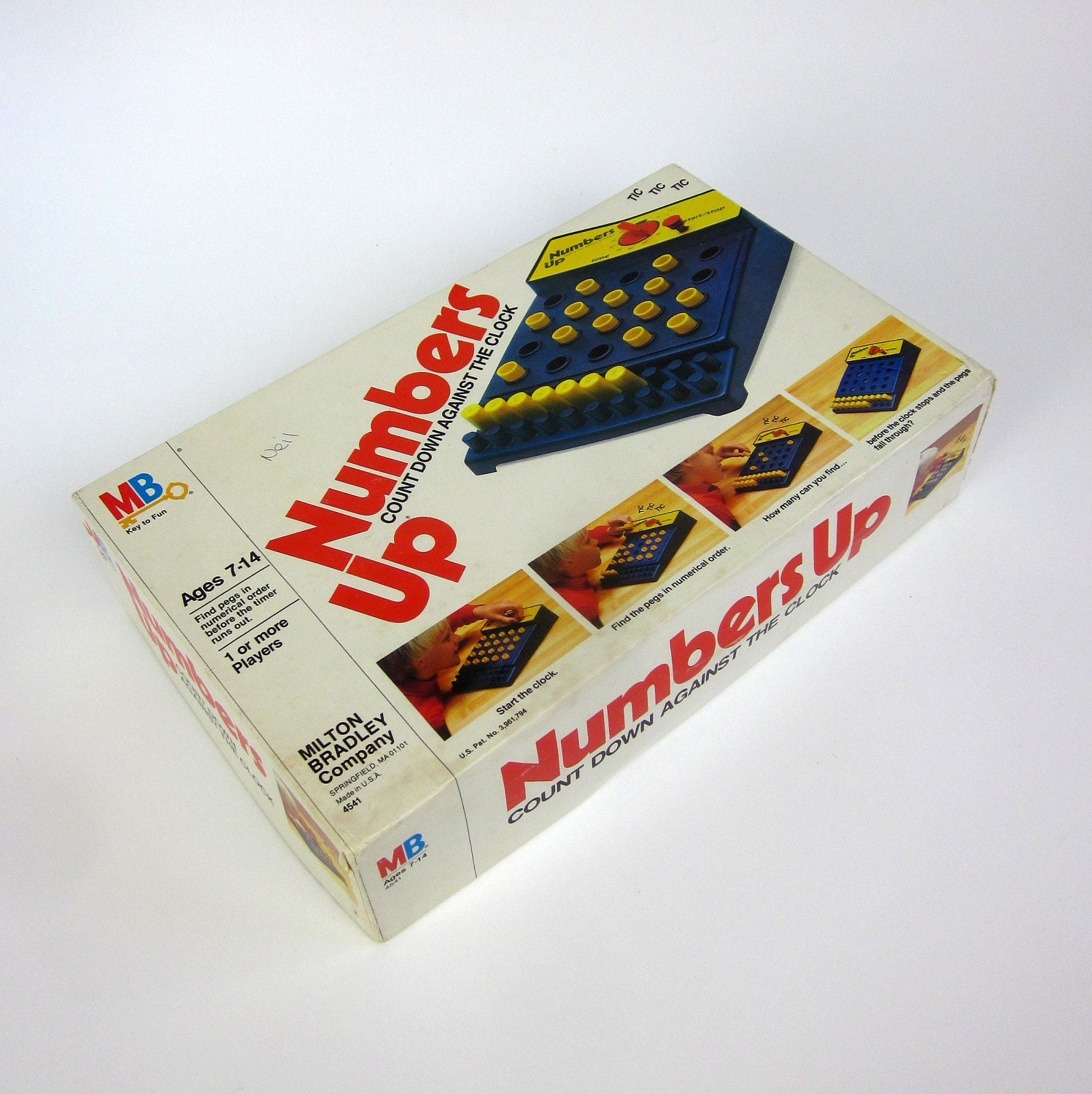 Milton Bradley Numbers Up 1982 / Complete