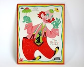 Shop Sale / Whitman The Happy Clown Frame Tray Puzzle 1960