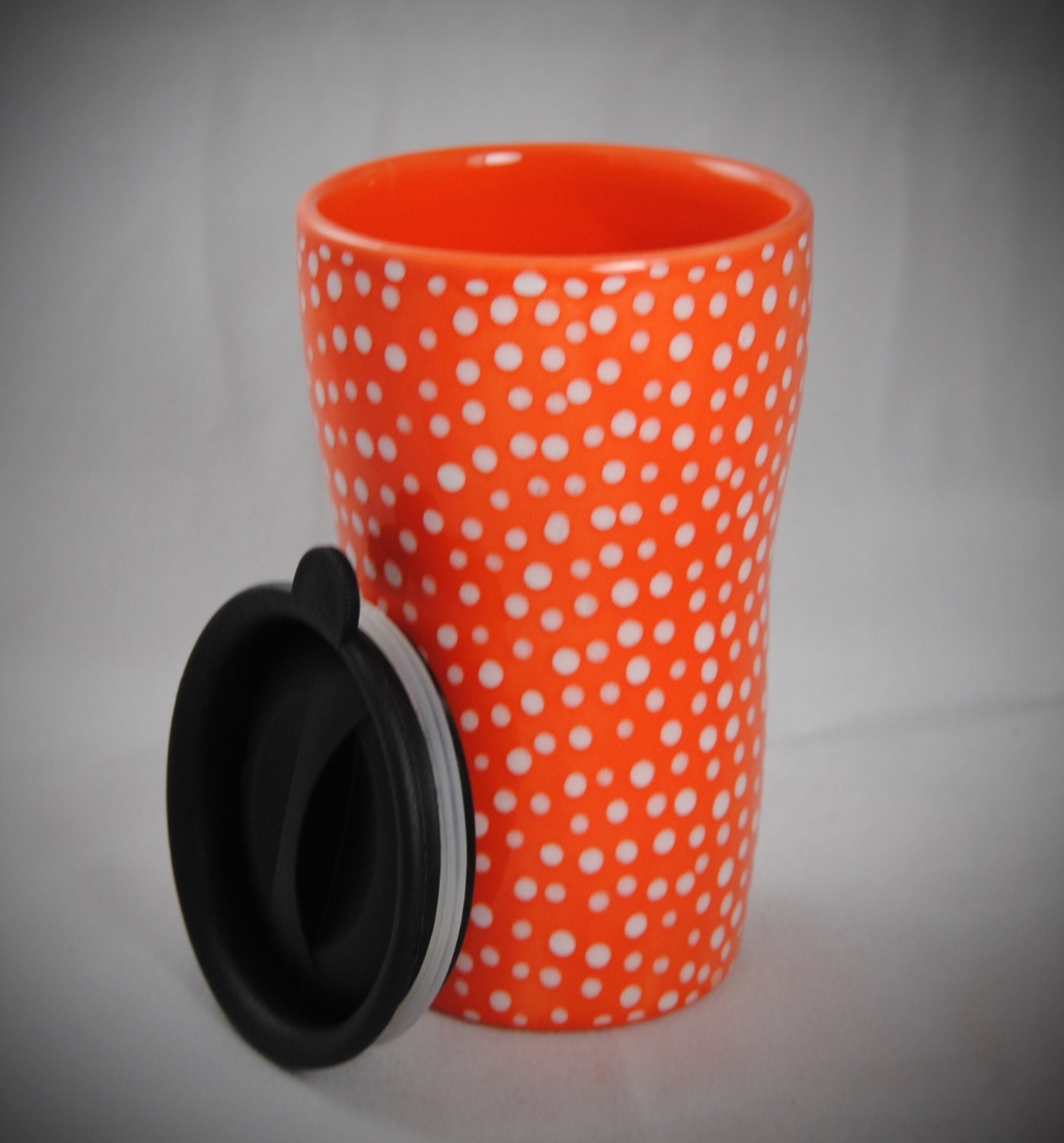Ceramic Travel Mug/Tumbler with a lid