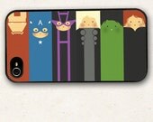 Iphone 4 / 4s hard or rubber case cute Avengers / the Hulk , Hawkeye , Captain America , Iron Man , Thor