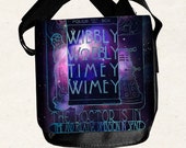 TARDIS Doctor Who - shoulder bag / nebula / Dalek / Weeping Angel