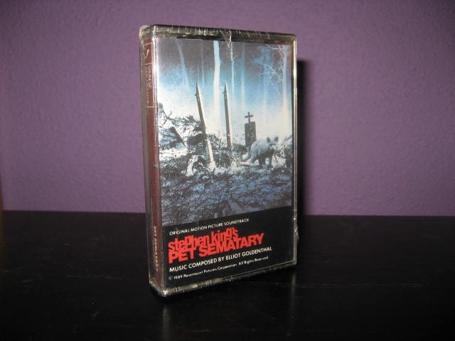 Pet Sematary Original Score Cassette Tape SEALED 1989 Stephen King Horror Classic