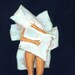 Bedtime . navy blue art print of original painting