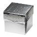25 Silver Favor Small Square Linen favor Boxes 2x2x2  - Wedding, Birthdays, Celebrations, bachlorettes, 15th, 16th, 21st