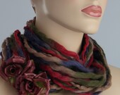 Wool  Infinity Scarf / Loop Scarf / Scarf Necklace