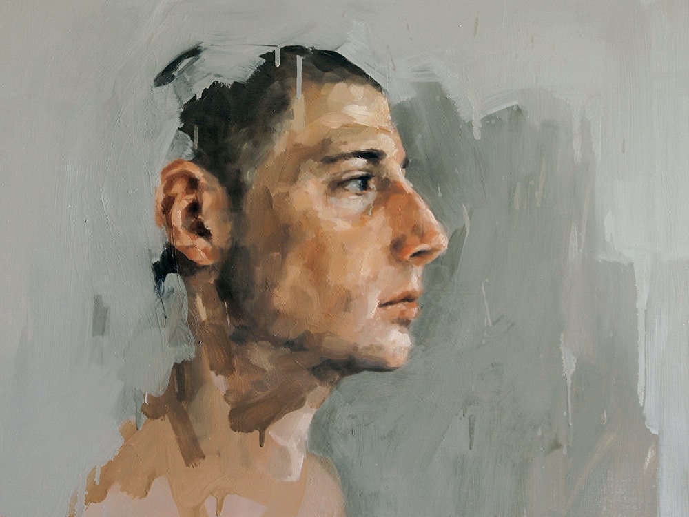 The Solution, Large Digital Art Print of Original Oil Painting