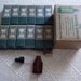Vintage Bottles Brown Oval Dropper 12 Pc