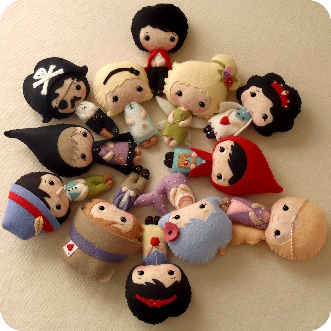 Fairy Tale Dolls pdf Patterns - Set of Twelve