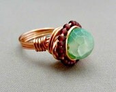 GBK's MTV Movie Awards Gift Lounge, Press Gift Replica - Raw Green Agate Ring