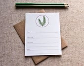 Fiddlehead Fill In Invitations, Set of 8