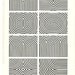 vintage optic illusion art print book plate black and white pop art design framable retro home decor mod hippie abstract picture 23 & 24