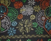 Nakshi Kantha: South Asian Folk Art Handmade Needlepoint light Quilt
