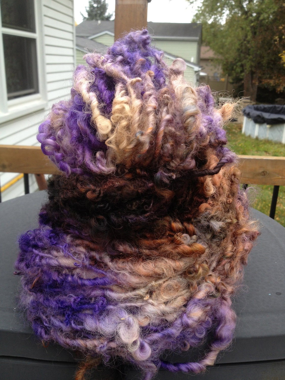 WitchesBrew  HandSpun and Hand Dyed Yarn