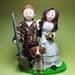 DEPOSIT - Camo Hunter Country Chic Wedding Cake Topper