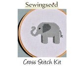 Elephant Cross Stitch Kit
