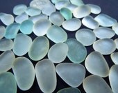 Sea Glass or Beach Glass of HAWAII SEAFOAM Stunning Shape and Color 4 jewelry